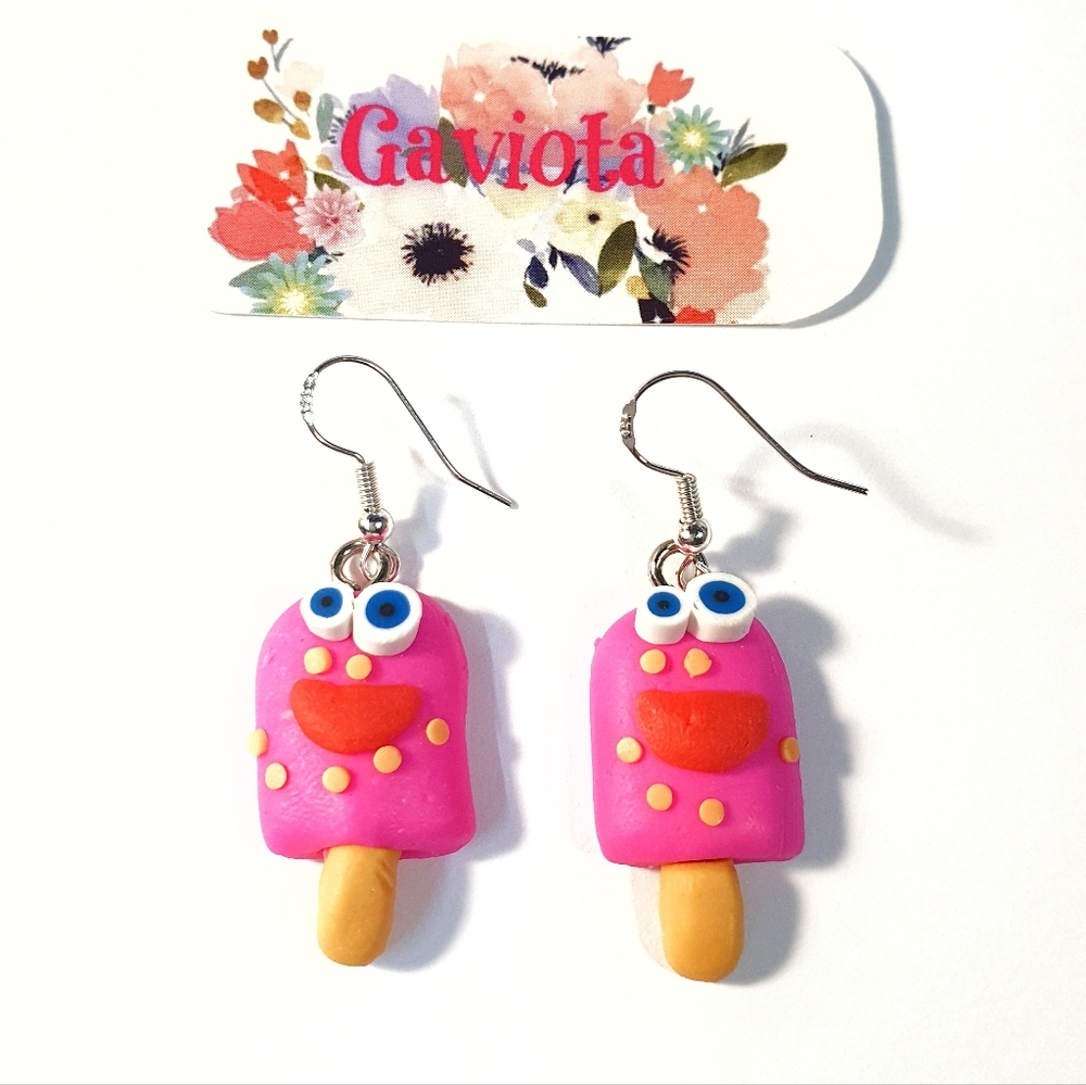 Ice Cream Polymer Clay Earings